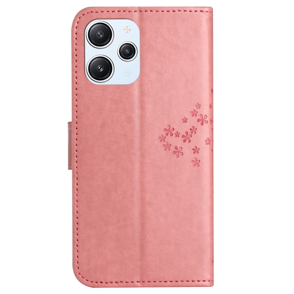 Fa könyv tok a Xiaomi Redmi 12 4G/5G készülékhez - rózsaszínű