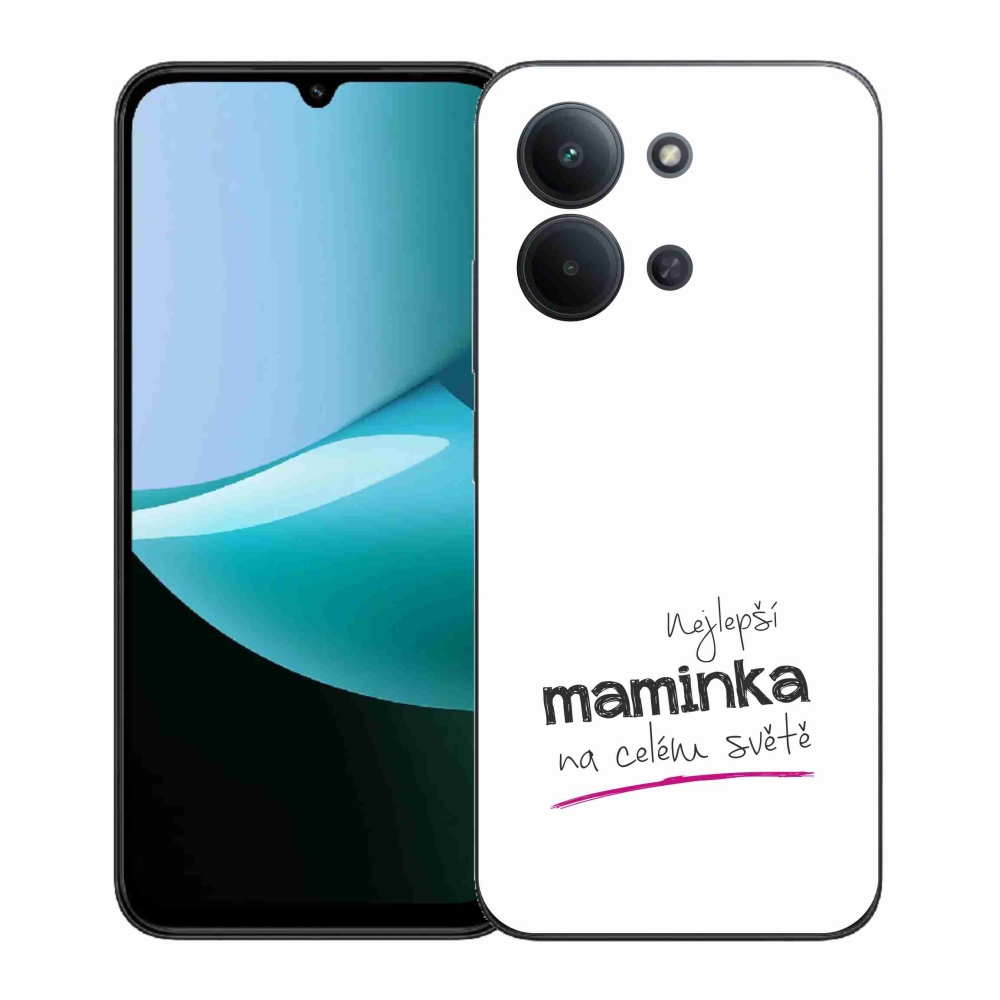 Gél borító mmCase a Xiaomi Redmi 15C 4G (171mm)/Poco C85 4G (171mm) - legjobb anya 4 fehér háttérrel