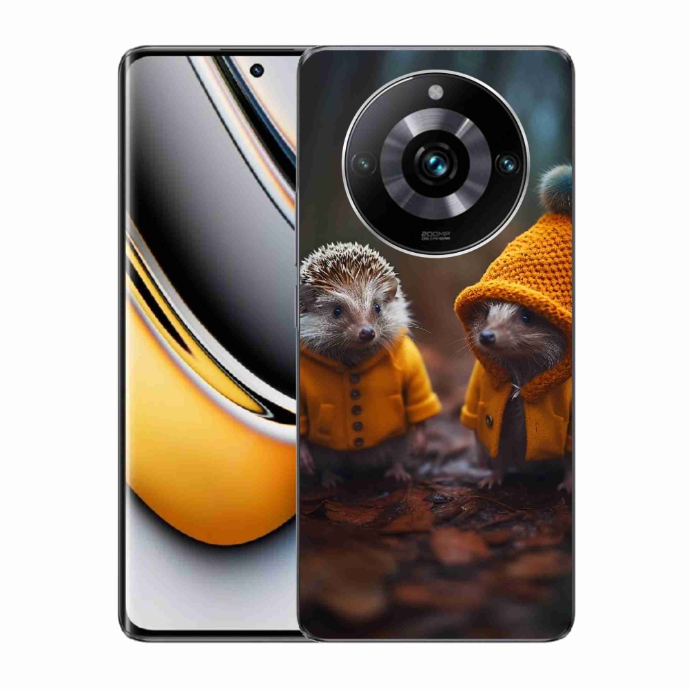 Zselés borítás mmCase a Realme 11 Pro/11 Pro+ készülékhez - sündisznók