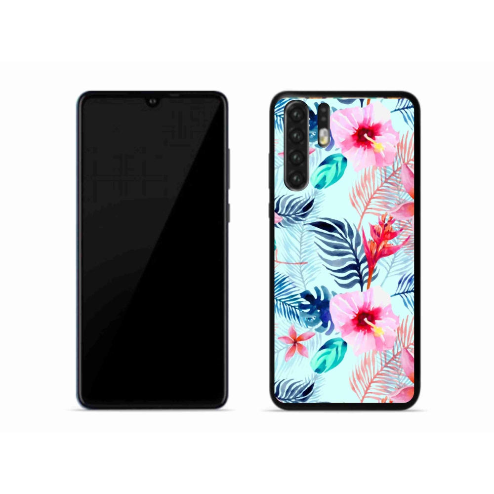 Gél borítás mmCase a mobil Huawei P30 Pro - virágokhoz