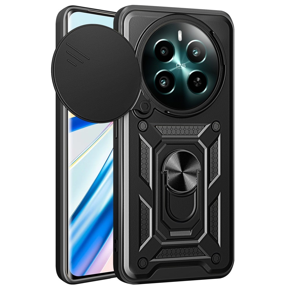 Csúszásálló borítás a Realme 12+ 5G készülékhez - fekete