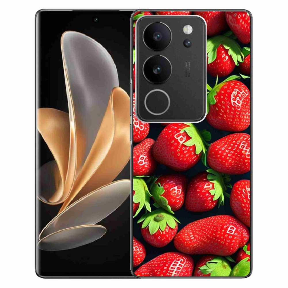 Zselés borítás mmCase a Vivo V29 5G-hez - eper