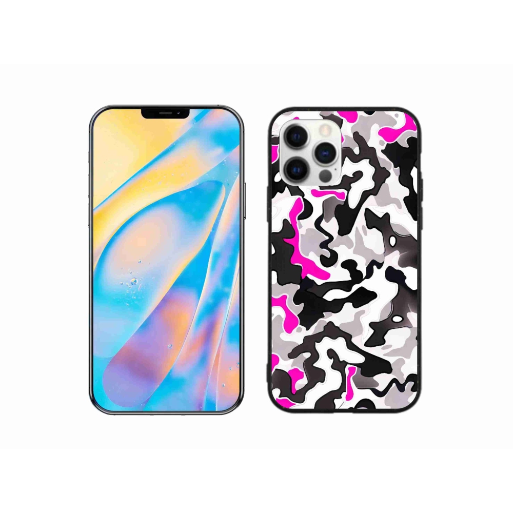 Zselés borítás mmCase iPhone 12 készülékhez - terepszínű minta 5