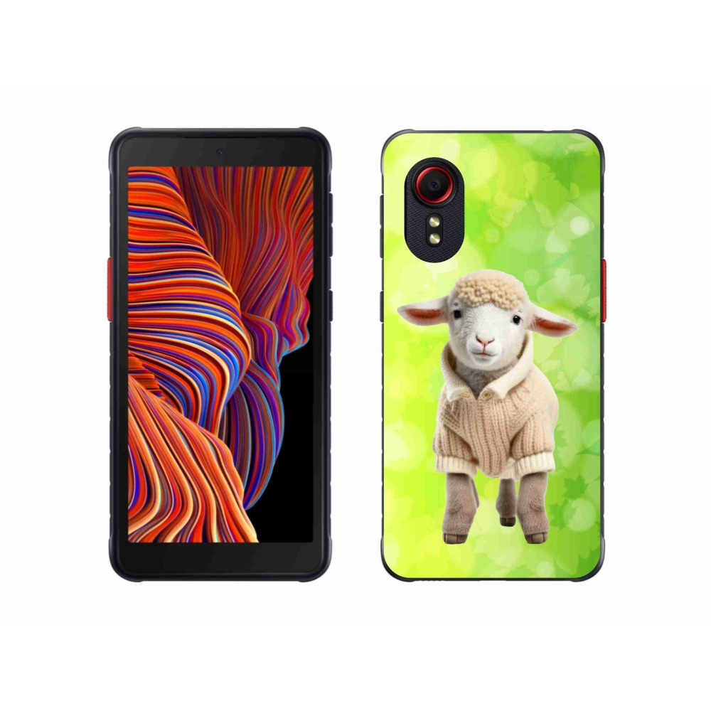 Gél borítás mmCase Samsung Galaxy Xcover 5 - bárány pulóverben