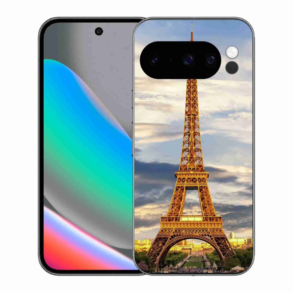 Gél borítás mmCase a Google Pixel 10 Pro számára - eiffel torony 3