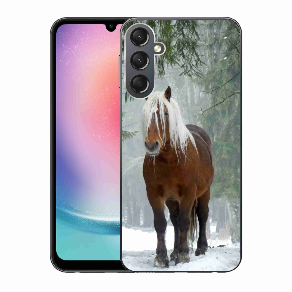 Gél tok mmCase Samsung Galaxy A24 készülékhez - ló az erdőben