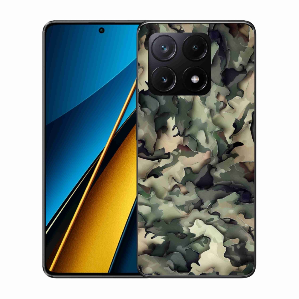 Gél borítás mmCase a Xiaomi Poco X6 Pro 5G-hez - terepszínű minta 9