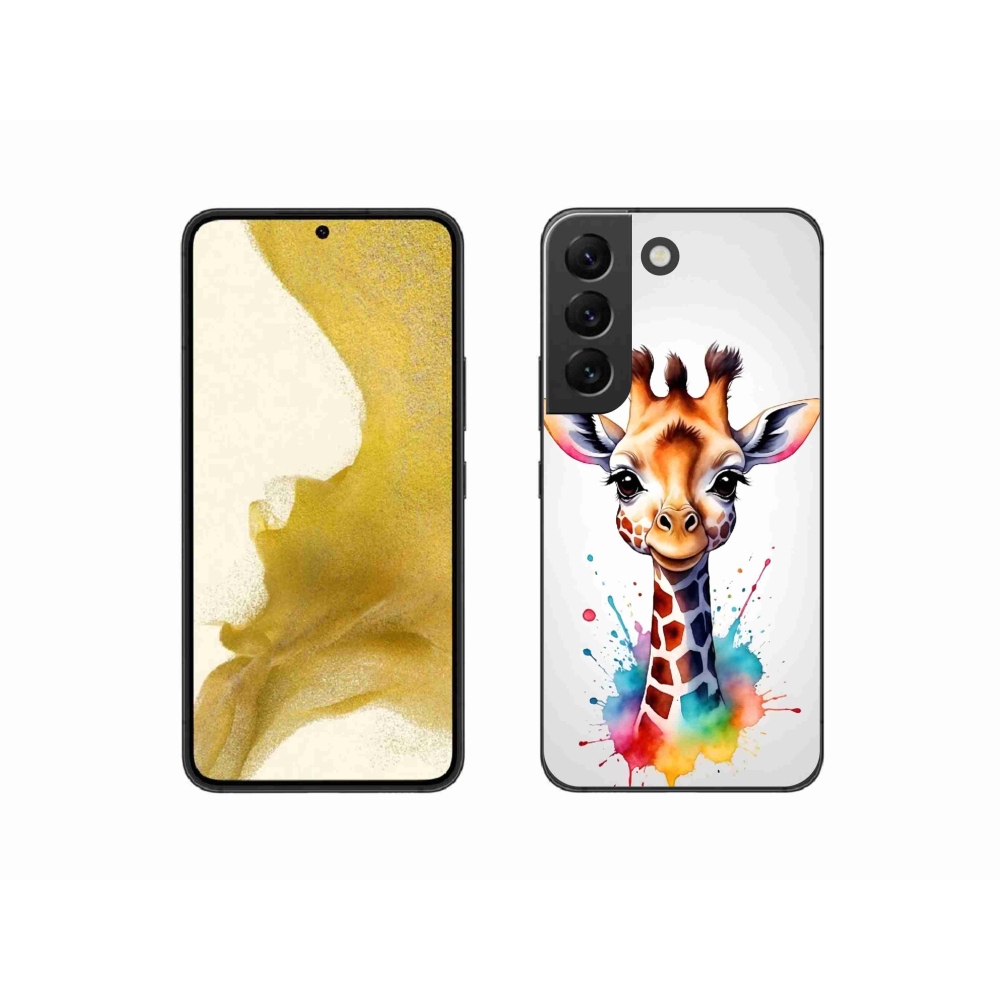 Zselés borítás mmCase Samsung Galaxy S22 5G - zsiráf 1