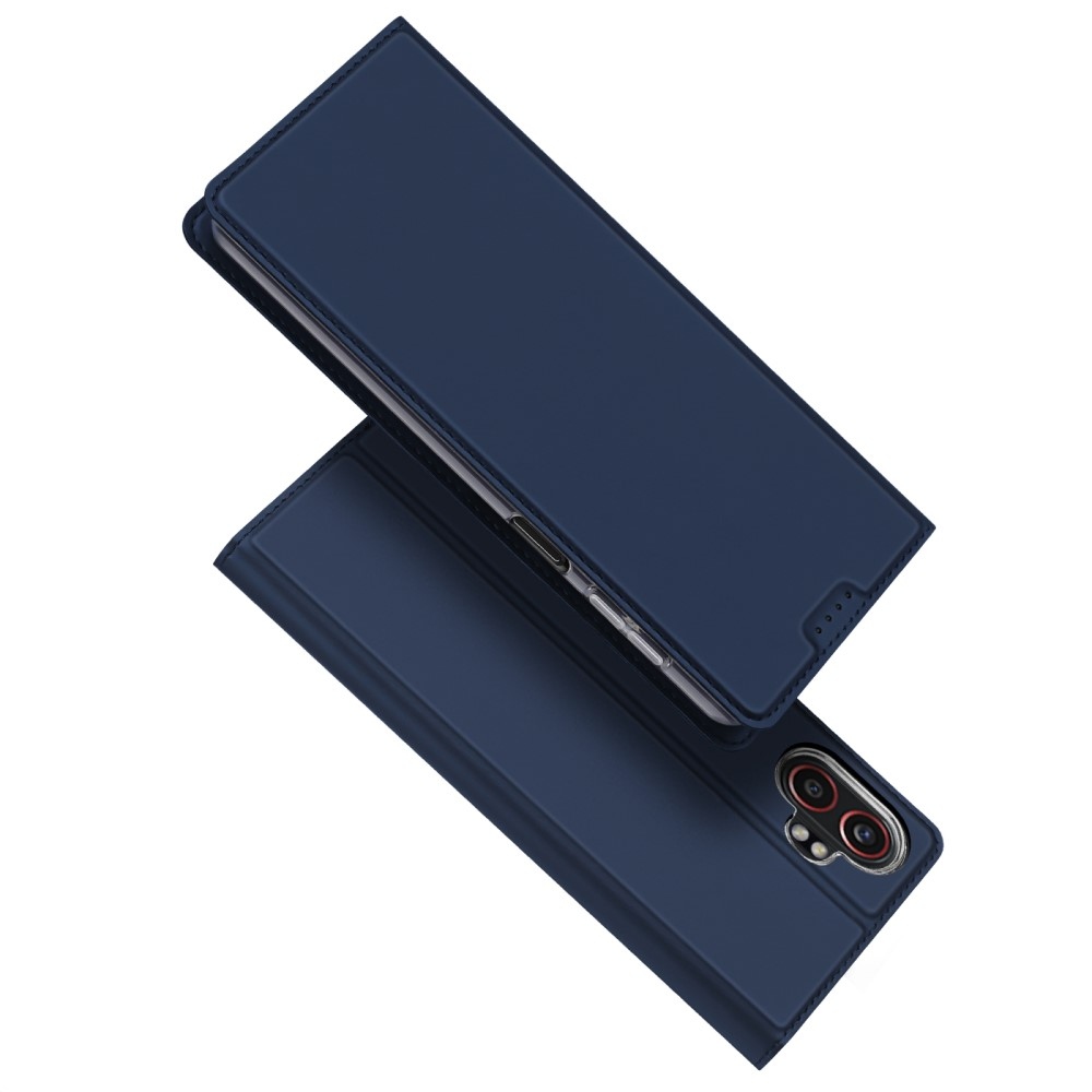 DUX könyvtáska Samsung Galaxy Xcover 7 Pro készülékhez - sötétkék
