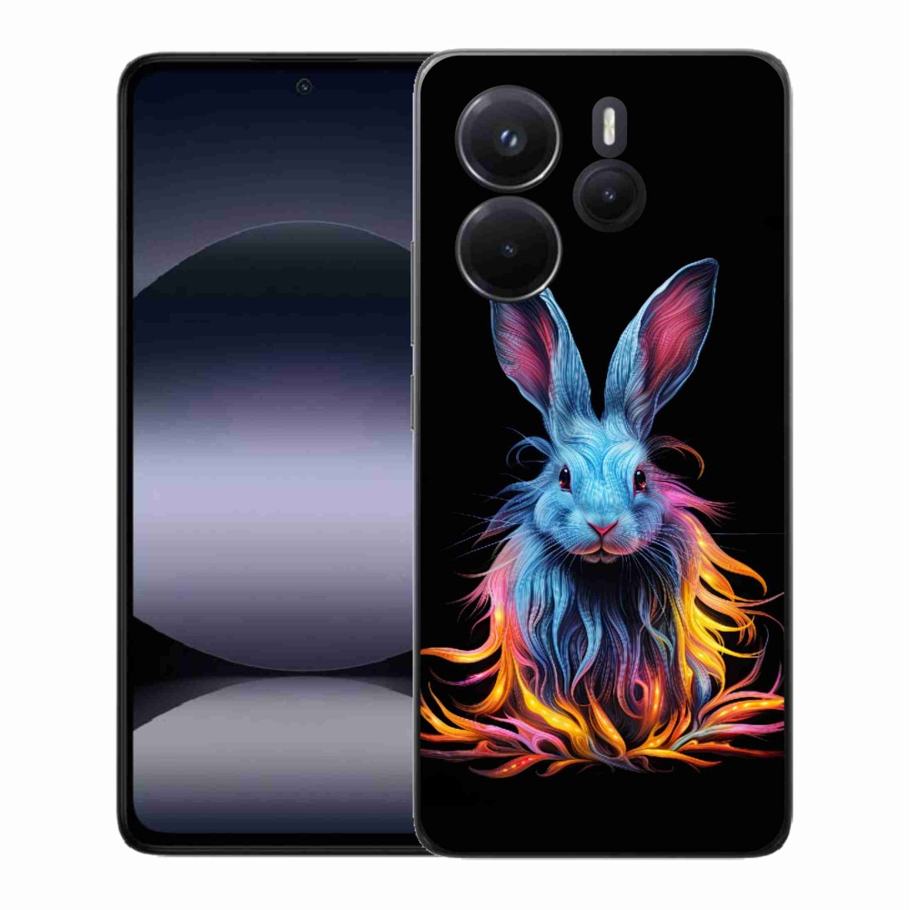 Gél borítás mmCase a Xiaomi Redmi Note 14-hez - absztrakt nyúl