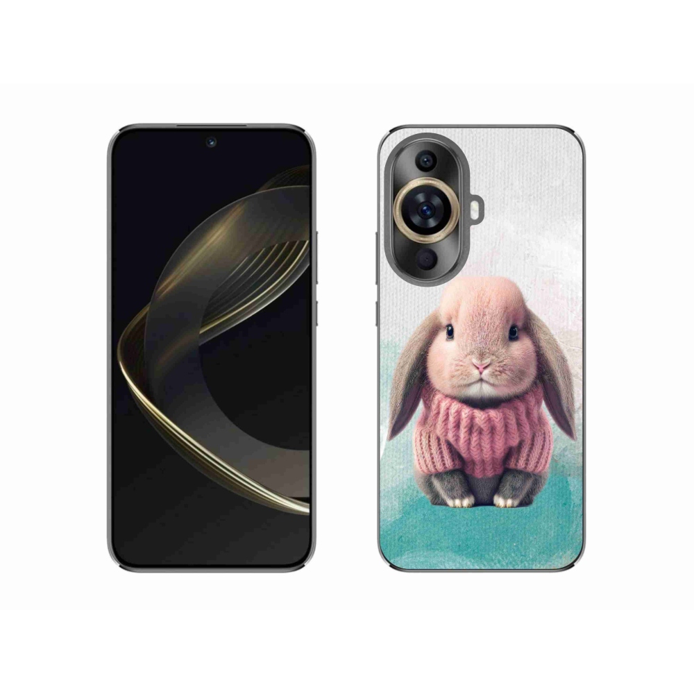 Gél borítás mmCase a Huawei Nova 11-hez - nyúl pulóverben
