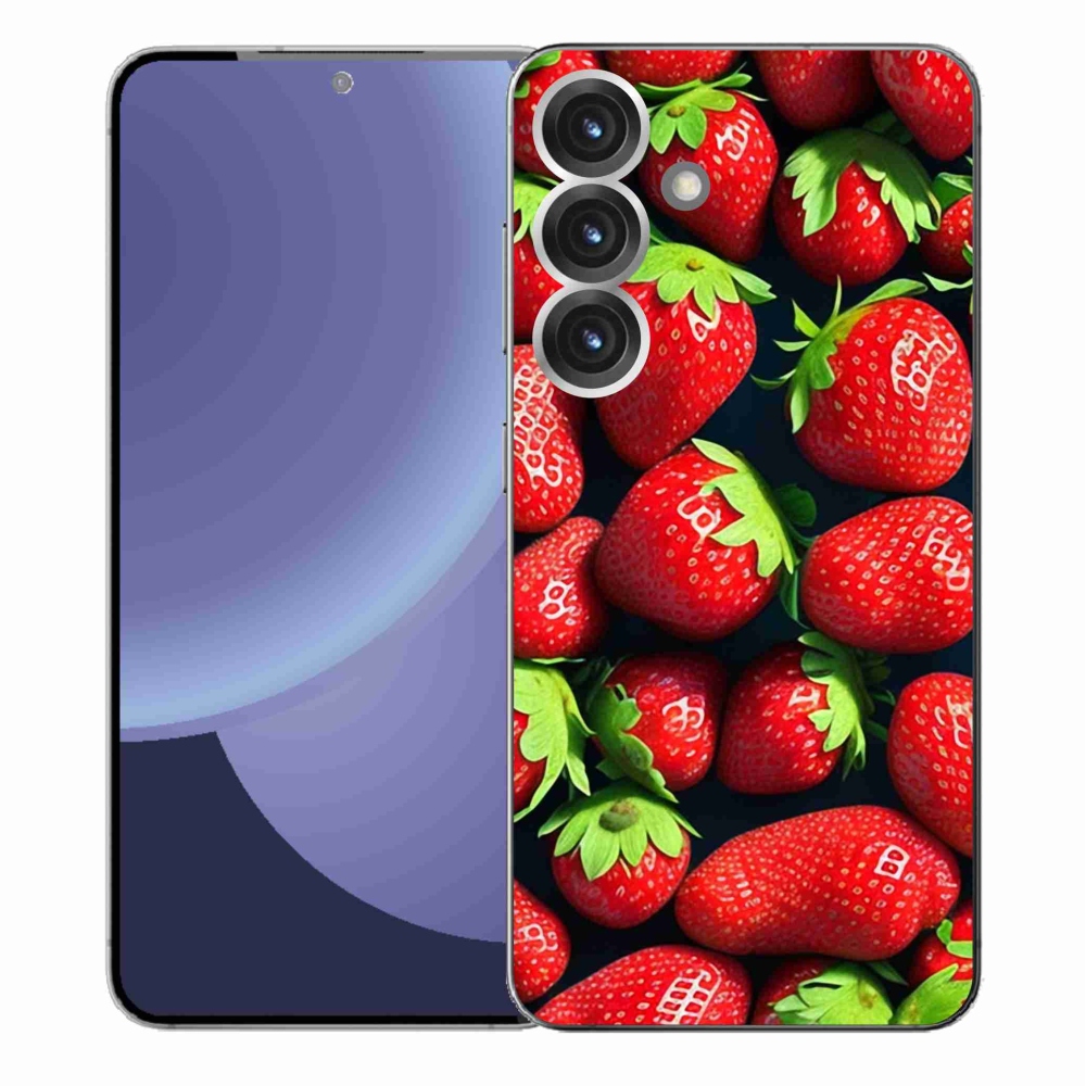 Gél védőhuzat mmCase Samsung Galaxy S25+ készülékhez - szamóca