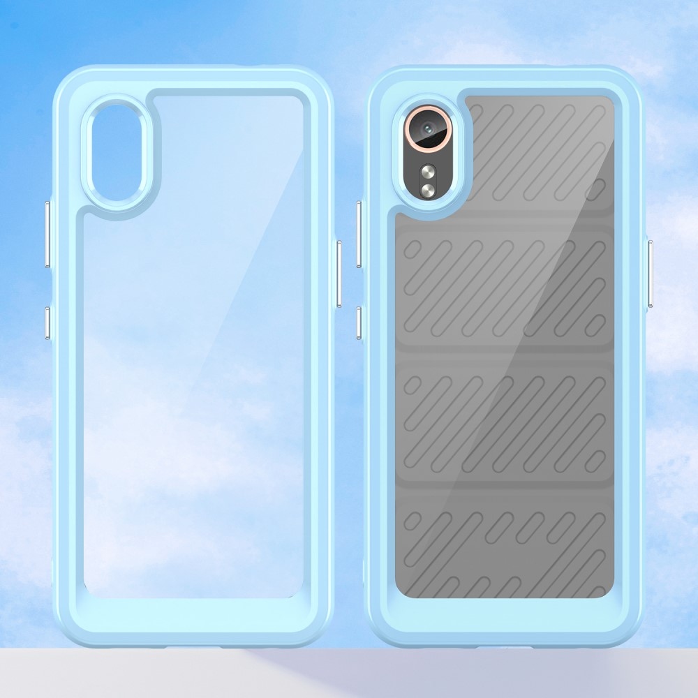 Gél tok fix hátlappal Samsung Galaxy Xcover 7 készülékhez - kék