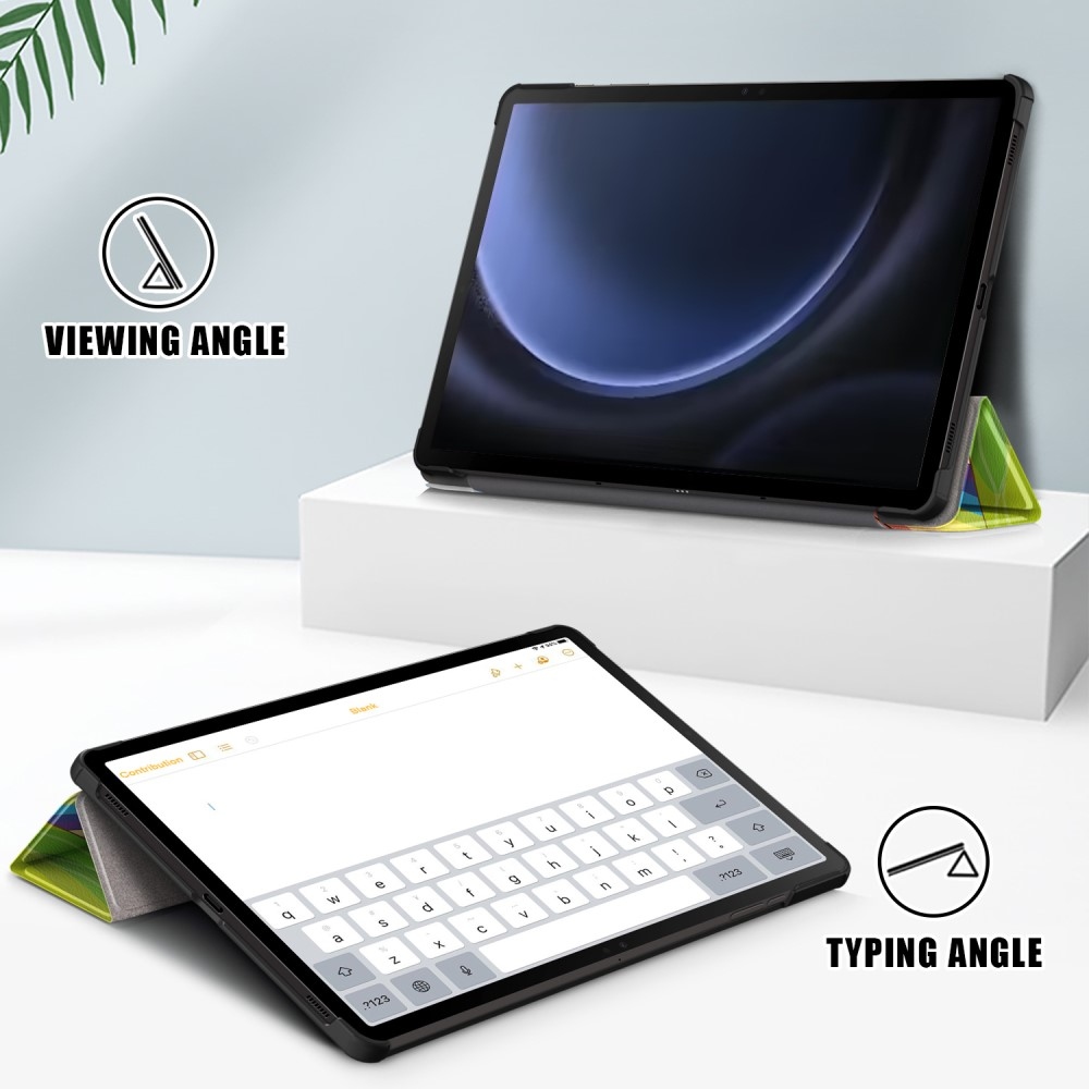 Nyomtatás intelligens záró tok Samsung Galaxy Tab S9 FE/Tab S10 FE - állatokhoz