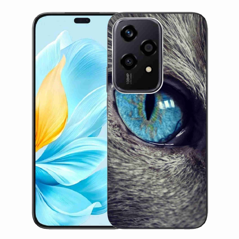 Zselés borítás mmCase a Honor 200 Lite 5G készülékhez - kék macskaszem