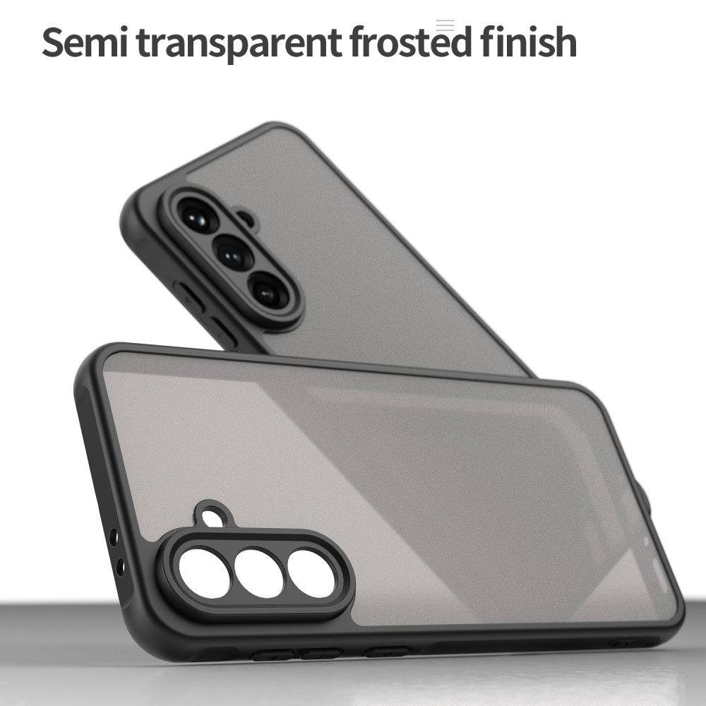 Zselés tok kemény hátlappal Samsung Galaxy A56 5G - fekete