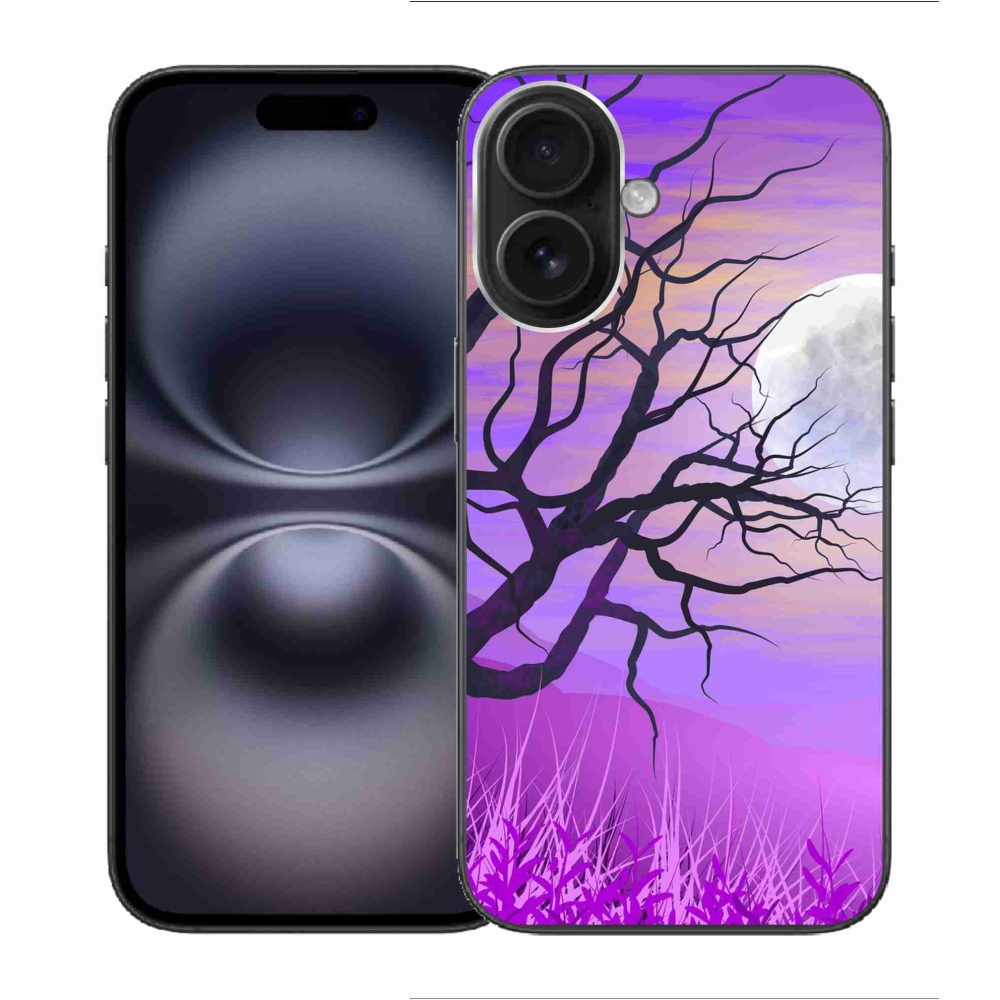 Gél tok mmCase iPhone 16 készülékhez - rajzfilmes kidőlt fa