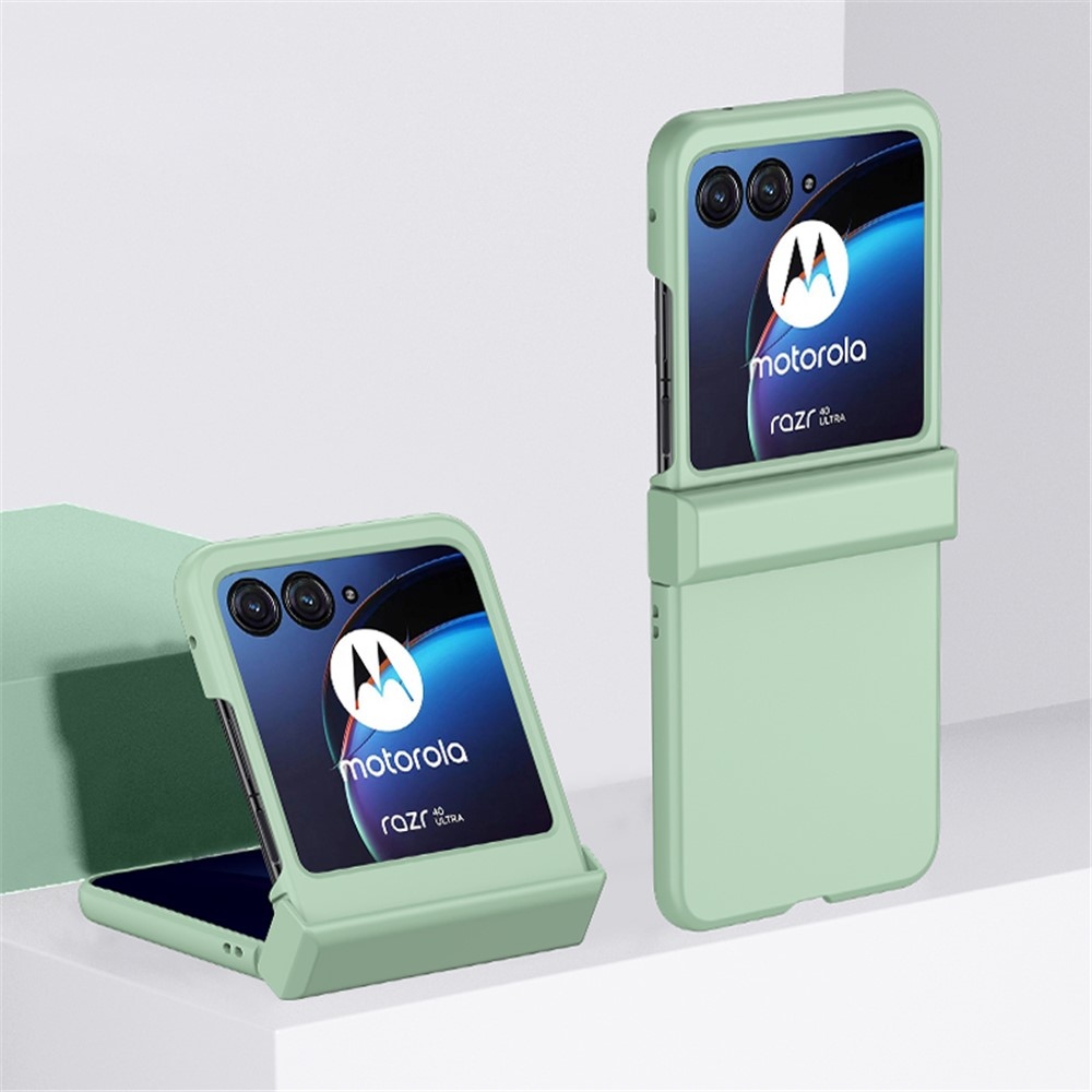 Kemény műanyag borítás Motorola Razr 40 Ultra 5G készülékhez - világoszöld