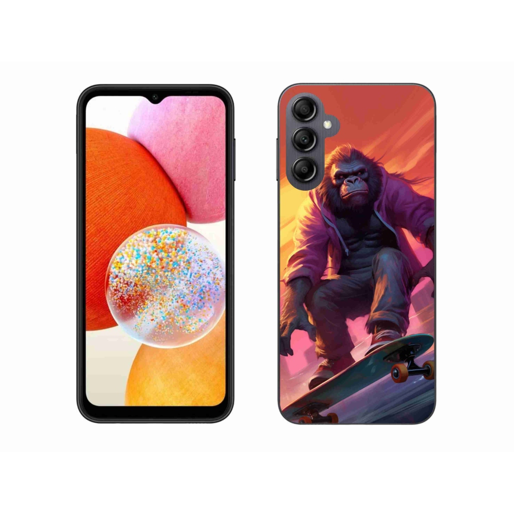 Zselés borítás mmCase Samsung Galaxy A14 4G/5G - gorilla gördeszkán
