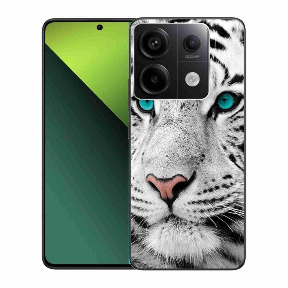 Gél borítás mmCase a Xiaomi Redmi Note 13 Pro 5G/Poco X6 5G számára - fehér tigris