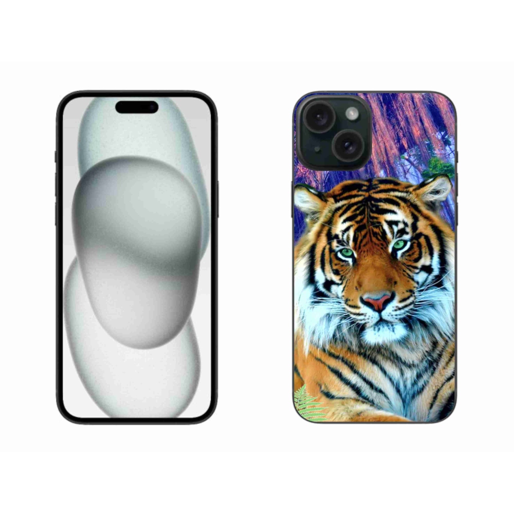 Gél tok mmCase iPhone 15 Plus készülékhez - tigris