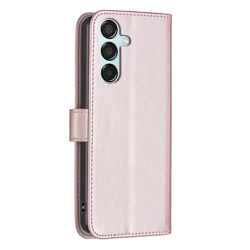 BNF könyvtáska Samsung Galaxy M15 5G - rózsaarany színű
