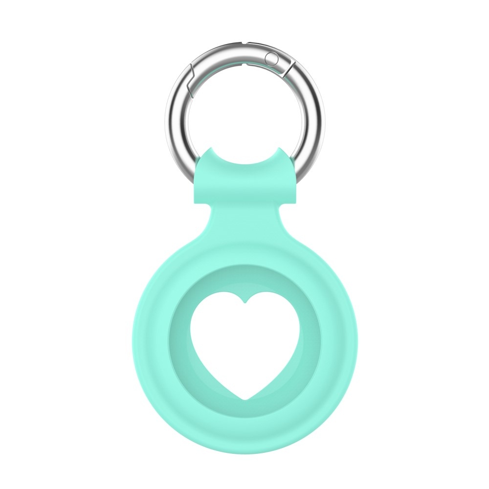 Love szilikon tok az Apple AirTaghez - teal színű