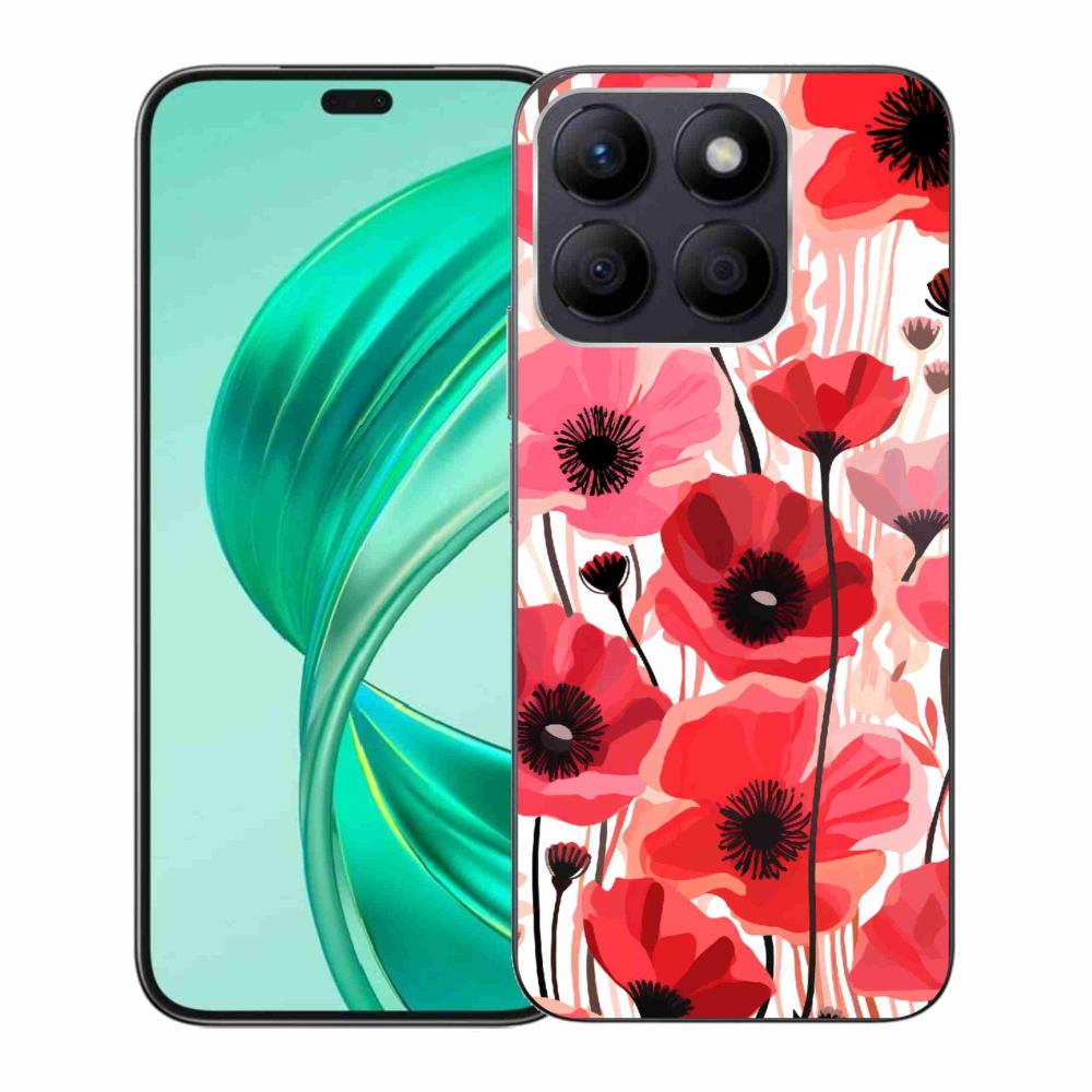 Zselés borítás mmCase a Honor X8b készülékhez - mákos 1