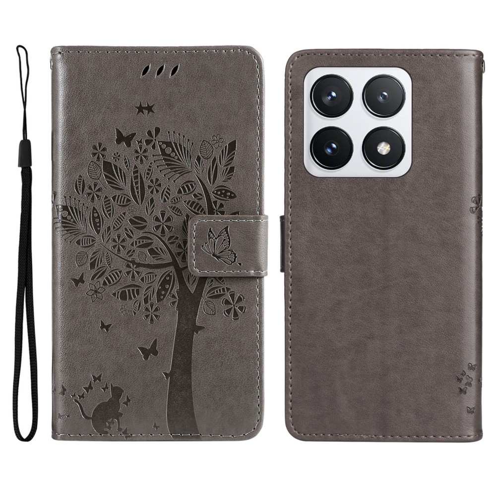 Fák könyve tok Xiaomi 14T Pro - szürke