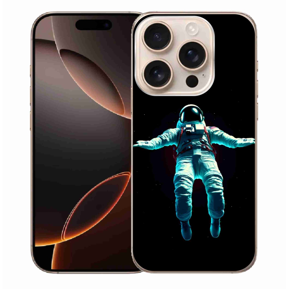 Zselés borítás mmCase iPhone 16 Pro Max készülékhez - űrhajós