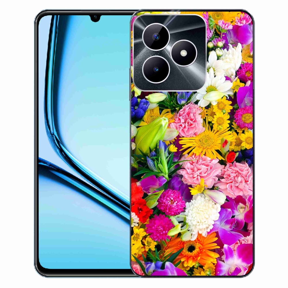 Zselés borító mmCase a Realme Note 50 készülékhez - virág 12