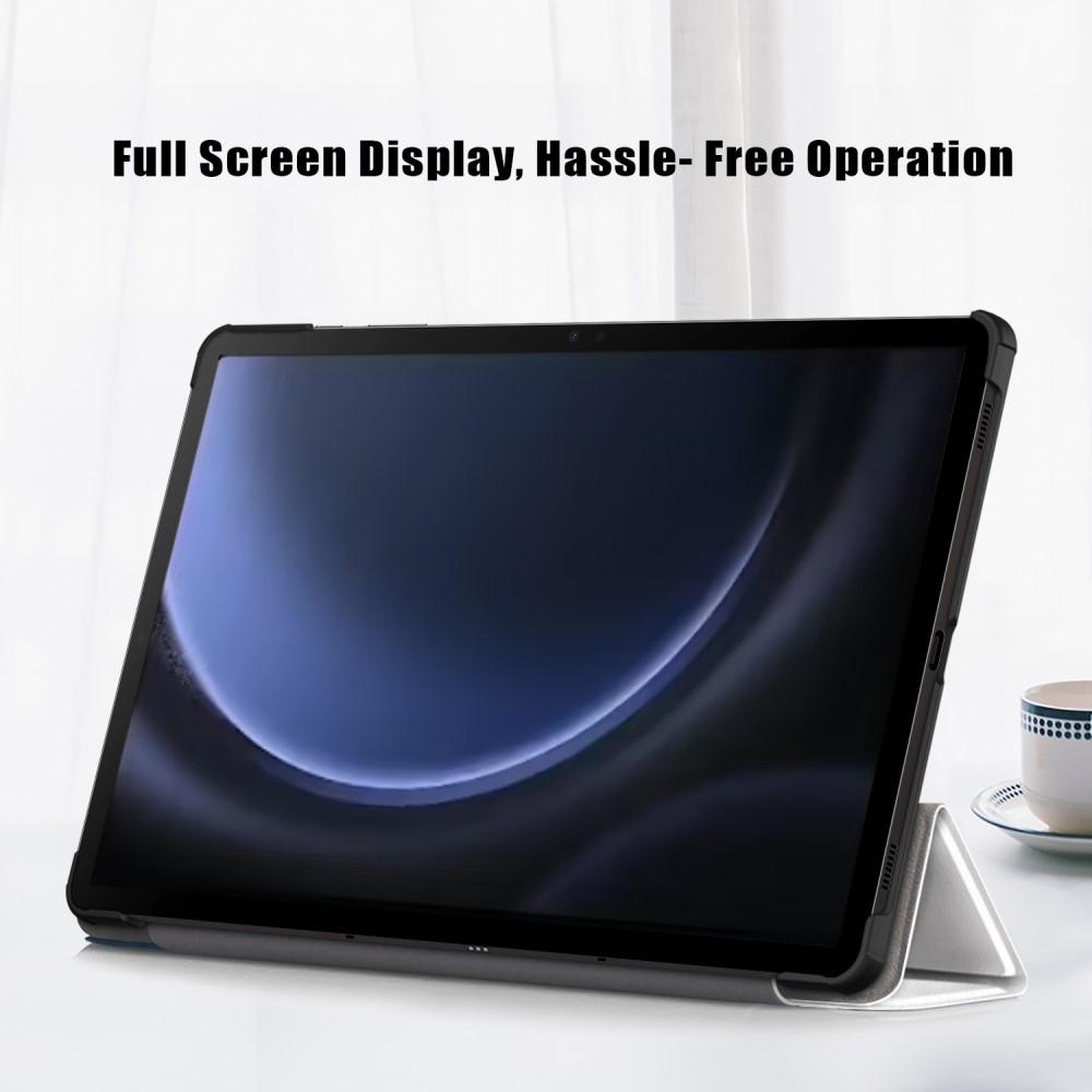 Nyomtatás intelligens záró tok a Samsung Galaxy Tab S9 FE+ készülékhez - macska