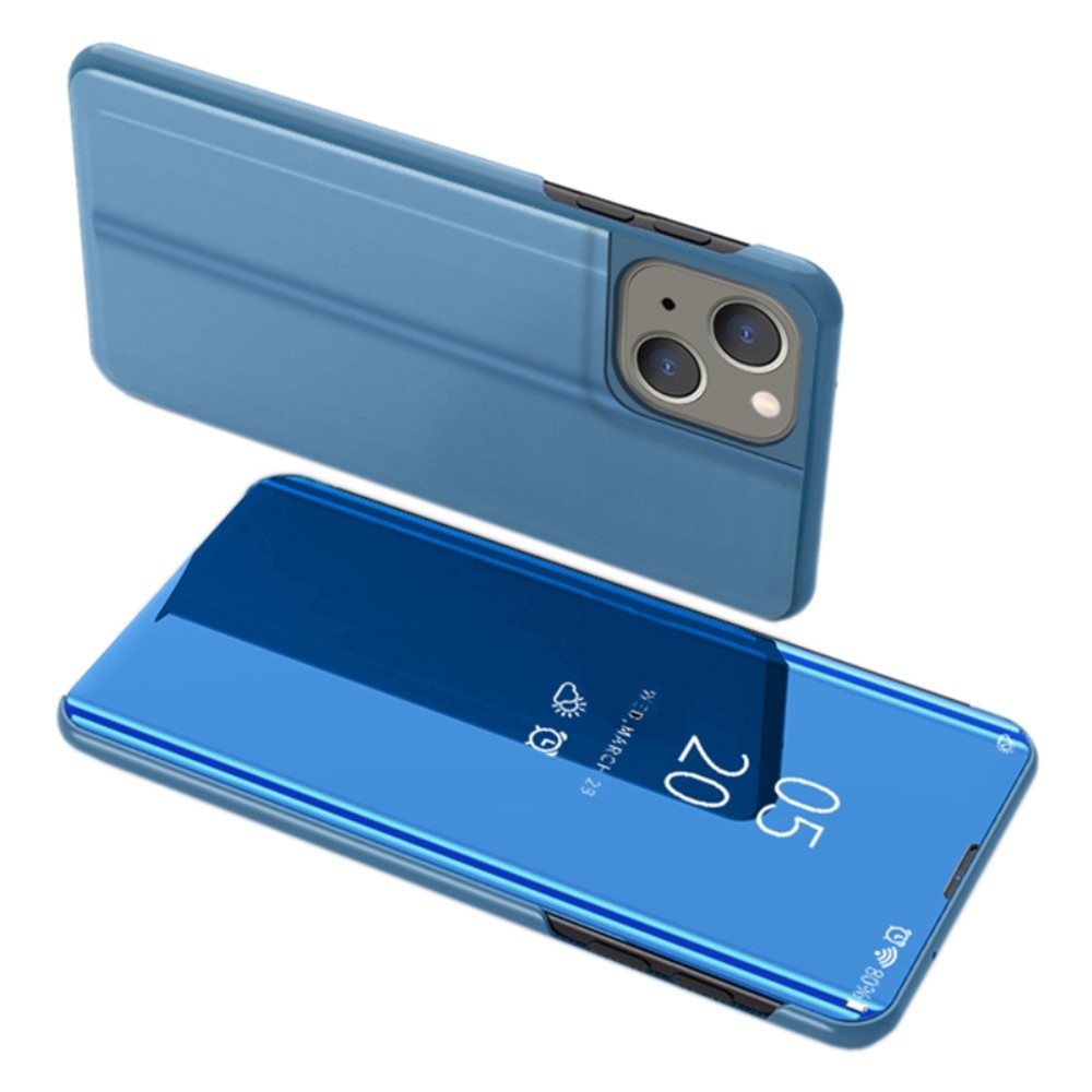 Felületi borítás matt előlappal iPhone 15 készülékhez - kék