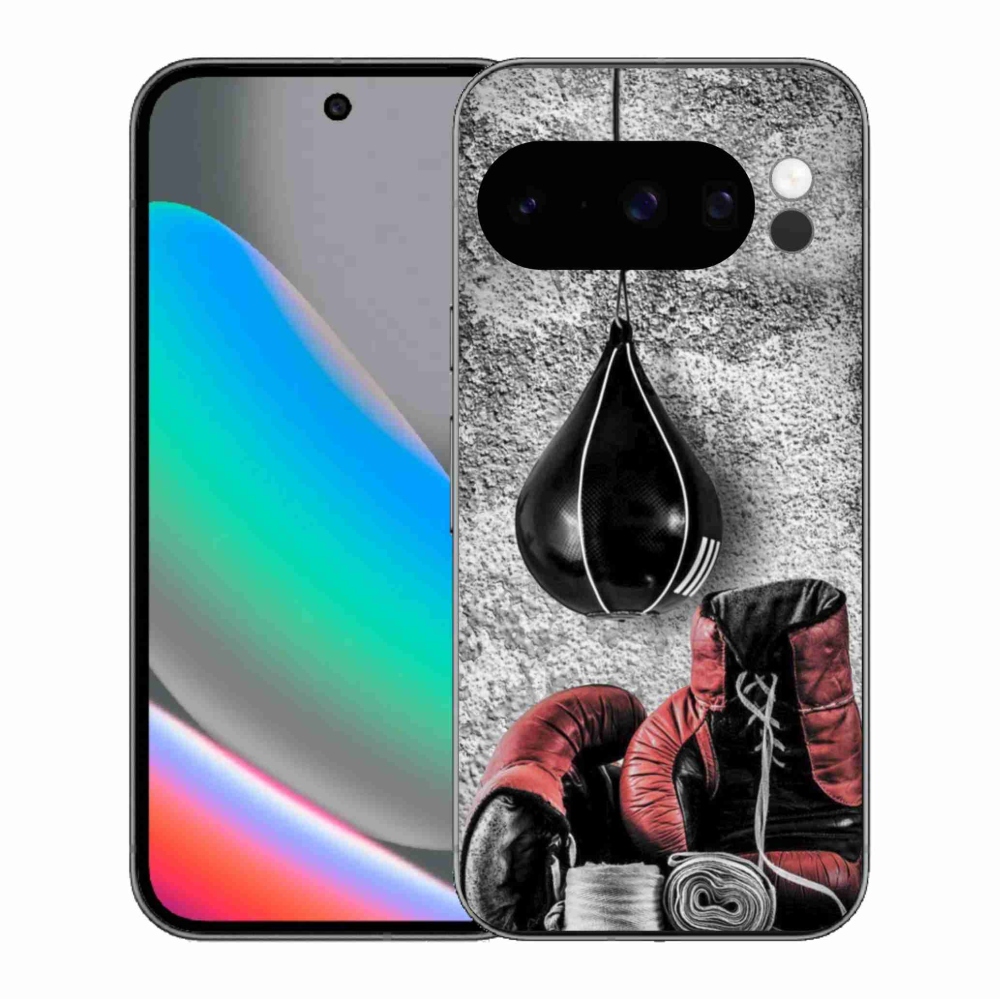Zselés borítás mmCase a Google Pixel 10 Pro számára - bokszzsák és kesztyűk