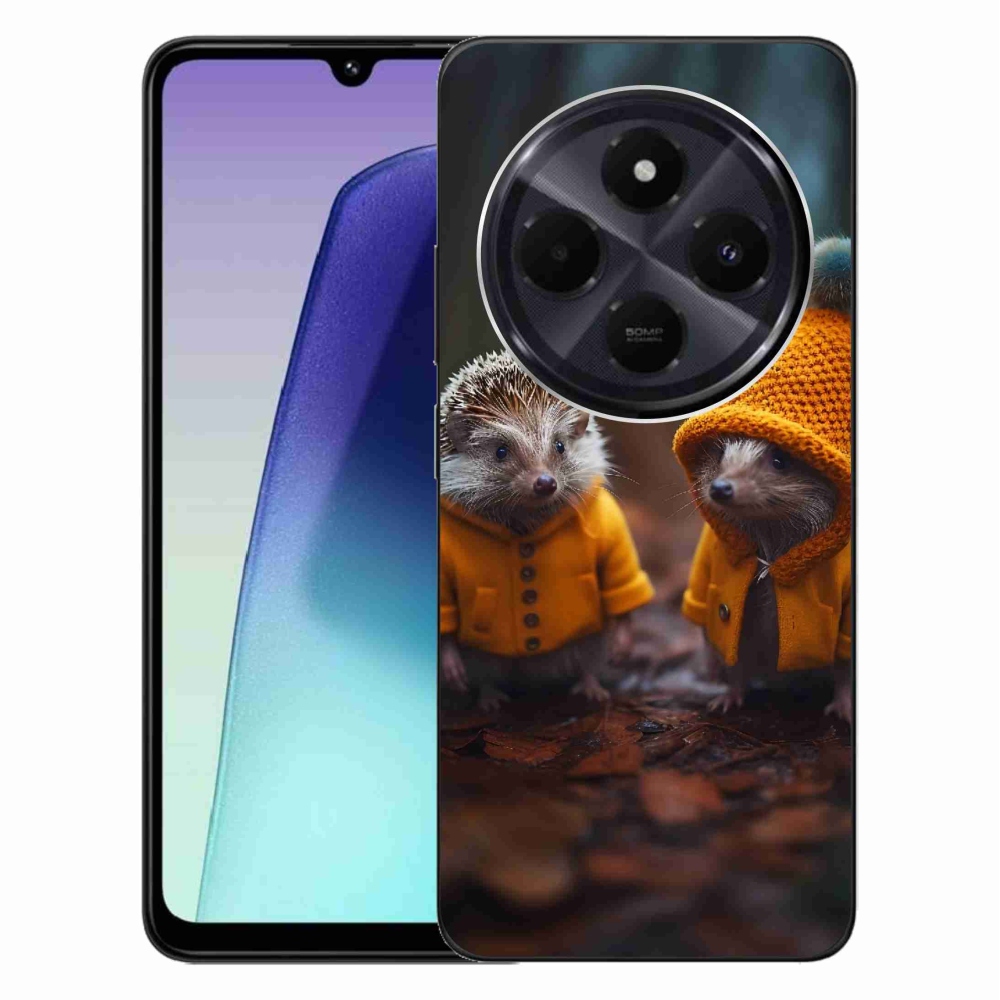 Gél borítás mmCase a Xiaomi Redmi 14C/Poco C75-hez - sündisznók