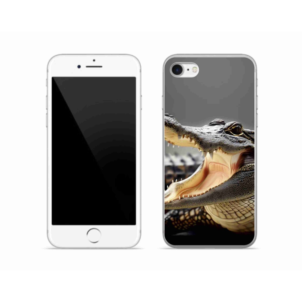 Zselés borítás mmCase iPhone SE (2020) - krokodil