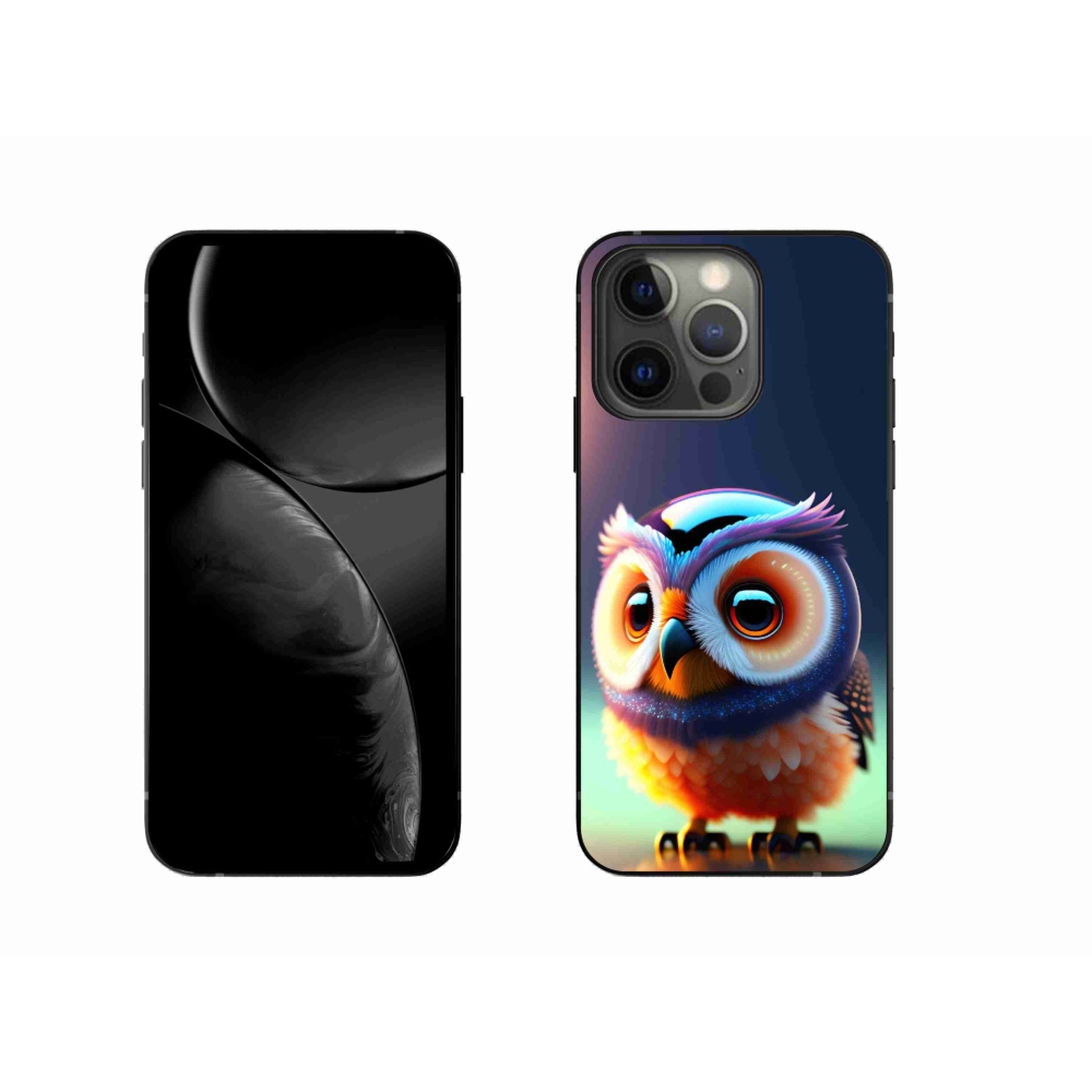 Zselés borítás mmCase iPhone 13 Pro készülékhez - bagoly