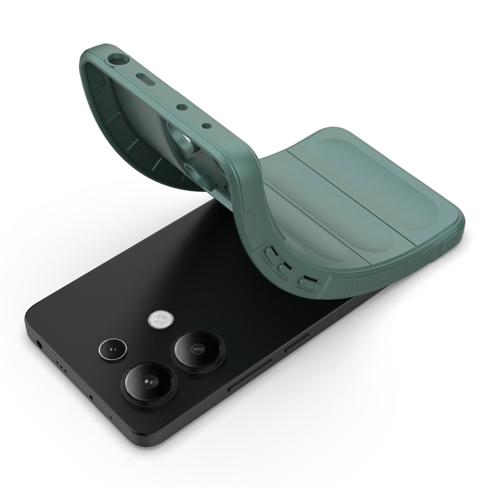 Rugg tartós zselés tok Xiaomi Redmi Note 13-hoz - zöld