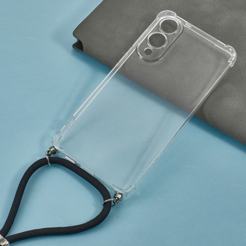 Átlátszó zselés tok húzózsinórral Samsung Galaxy S25 Edge készülékhez