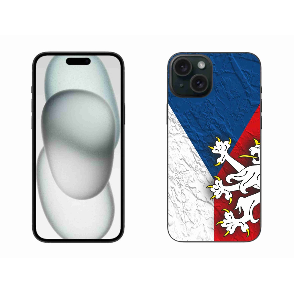 Zselés borítás mmCase iPhone 15 Plus készülékhez - cseh zászló 1