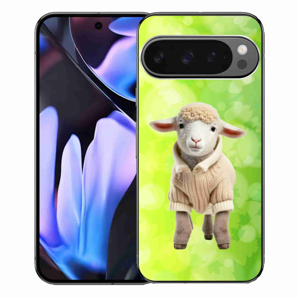 Gél borítás mmCase a Google Pixel 9 Pro XL-hez - bárány pulóverben