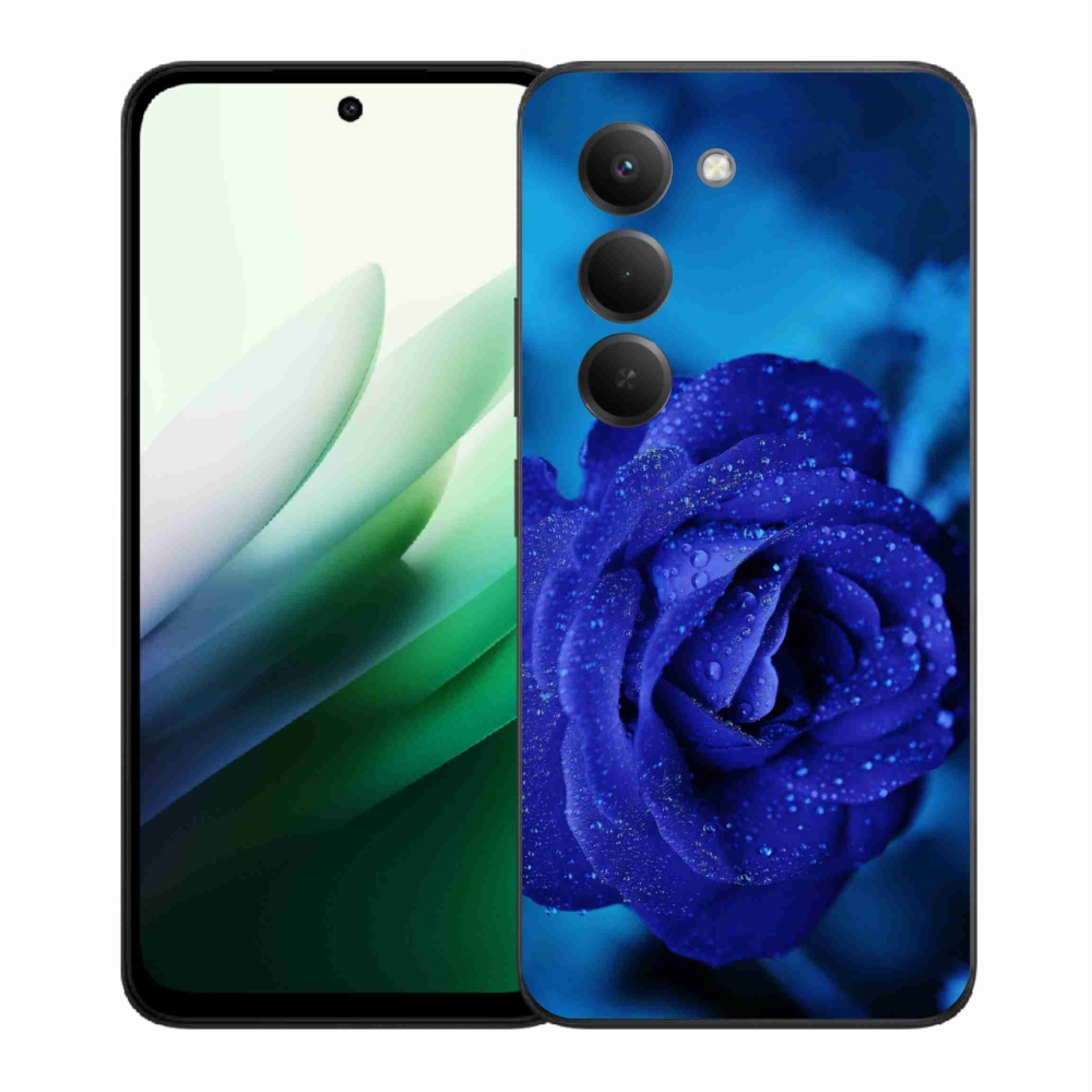 Gél borítás mmCase a Xiaomi Redmi 15 5G-hez - kék rózsa
