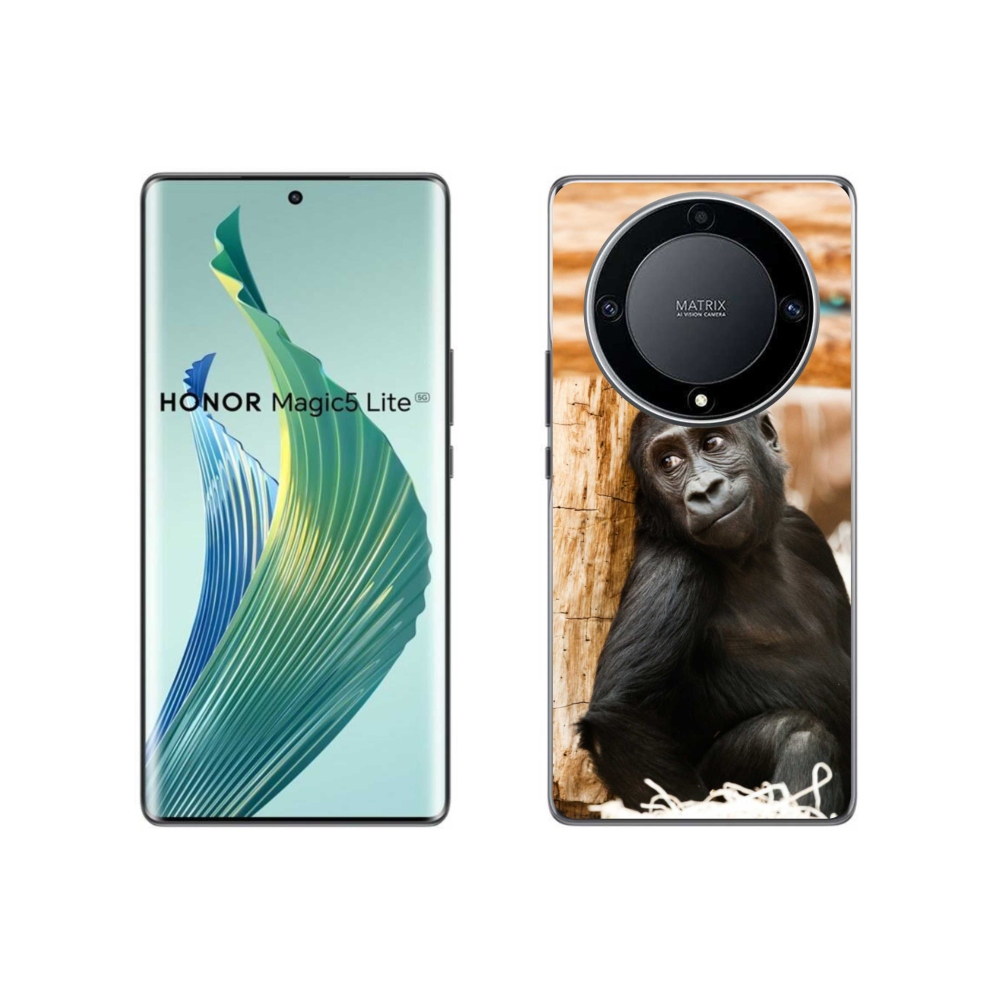 Zselés borítás mmCase a Honor Magic 5 Lite 5G számára - gorilla