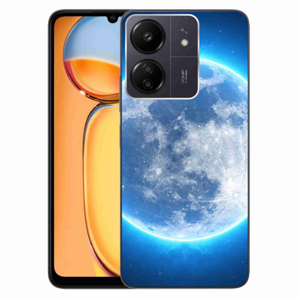 Gél tok mmCase a Xiaomi Poco C65/Redmi 13C számára - földgömb alakú
