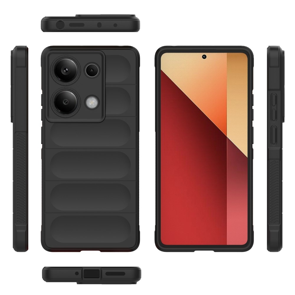 Rugg tartós zselés tok Xiaomi Redmi Note 13 Pro 4G/Poco M6 Pro - fekete