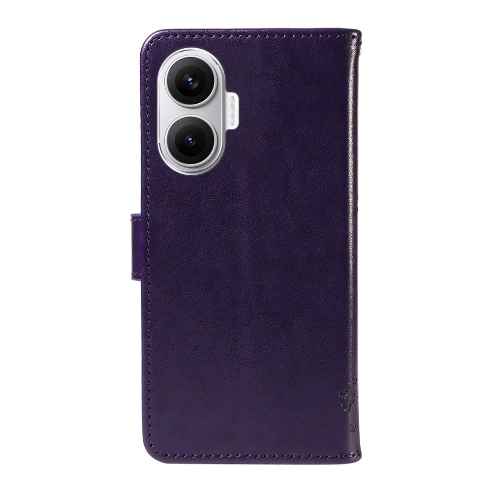 Fák könyv tokja Xiaomi Poco F7 5G - sötétlila