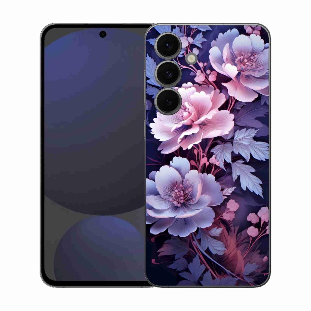 Zselés borítás mmCase Samsung Galaxy S25 FE - virágok 11