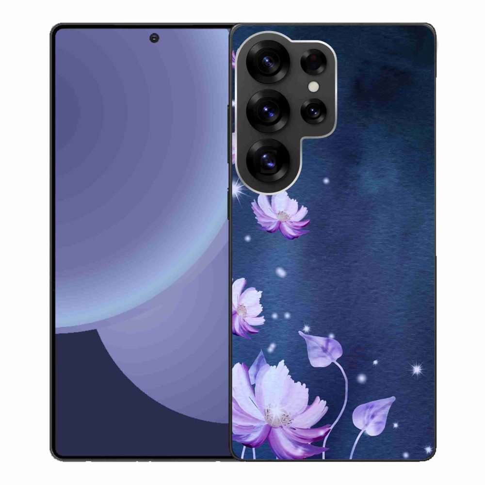 Gél borítás mmCase Samsung Galaxy S25 Ultra - hulló virágok