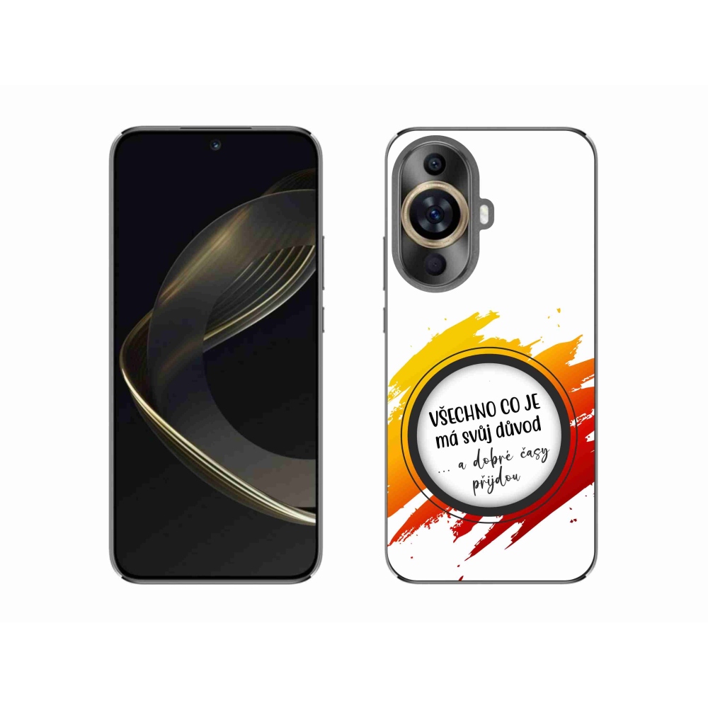 Gél borító mmCase a Huawei Nova 11 - idézet 3 fehér háttérrel