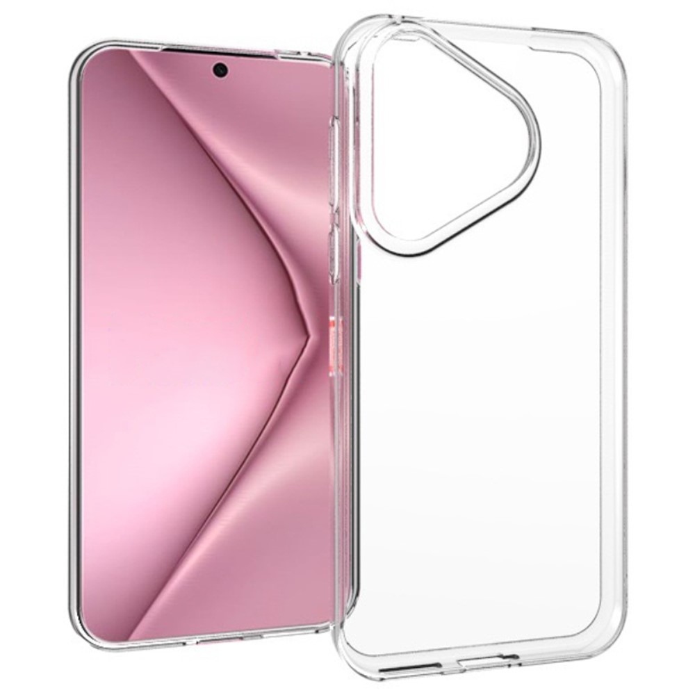 Átlátszó zselés tok a Huawei Pura 70 készülékhez - átlátszó